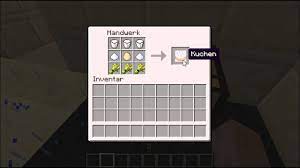 Wir werden alles vom ersten tag bis zum besiegen des enderdrachen zeigen und erklären. Minecraft Kuchen Craften Youtube
