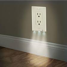 Hallway Night Light Natural Beams In The Hall Did Not Fall Remind Only Some Reflections From Adjacent Rooms Wit Night Light Wall Nightlight Nightlight Outlet