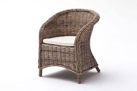 Rattanstuhl Bonsun Im Landhausstil Kubu Grau Inkl Kissen Von Novasolo Mobel Online Shop Dico Henke Meise Modernes Mobeldesign Landhaus Mobel Sessel