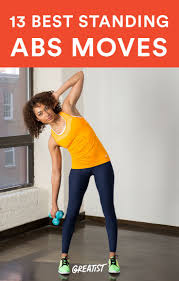 13 Best Standing Ab Exercises In 2020 Abs Workout Routines Standing Up Ab Workout Exercise