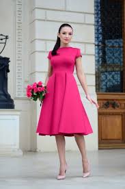 Fuchsia Midi Dress Holiday Style Inspo Schone Kleidung Kleidung Kleider