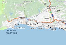 Karte portugal, landkarte, satellitenbilder und hybridansicht. Michelin Landkarte Lagoa Stadtplan Lagoa Viamichelin
