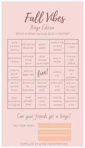 Home The Tiny Herbivore Instagram Template Bingo Fall Bingo For Instagram Stories Download This Fall Bucket List Bingo Template Instagram Template Bingo