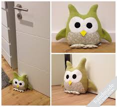 Turstopper Als Eule Eule Turstopper Eule Eulen Kissen
