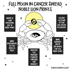 What to do between the new moon & the full moon. Blog Noble Lion Prints Full Moon In Cancer Full Moon Tarot Cancer Moon