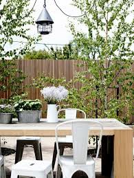 Wooden Privacy Fence Chic Design Small Garden Dining Table Outdoor Patio Fence Design Outdoor Patio Set