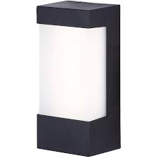 Recessed light fixture that is installed into a hollow opening in a ceiling. Canarm 7 Watt Led Black Outdoor Rectangular Wall Light Fixture Home Hardware