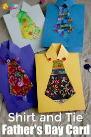 Find the middle of the front of the card and make a small cut at the top. Shirt And Tie Father S Day Card With Fabric Necktie Happy Hooligans