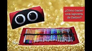 Como Hacer Una Lapicera Facil De Fieltro Lapicera Catarina Youtube