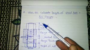 how to calculate bolt length for flanges