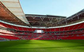 As you arrive at wembley stadium station, you don't have to wait long to catch your first glimpse of the spiritual home of english. Wembley Stadium Football Ground London E Architect