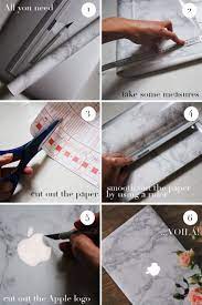Marmor Computer Cover Diy Diy Marble Diy Projects Gifts Diy Creative