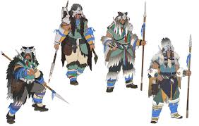 Banuk Male Hunters Horizon Zero Dawn Horizon Zero Dawn Cosplay Concept Art