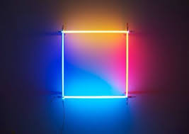 Carre Multicolor Neon Neon Art Neon Aesthetic