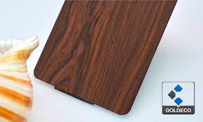 Trim molding is used to attach stainless steel sheets to create wall coverings and backsplashes, providing an aesthetic covering for seams between sheets and around corners. Wood Grain Laminated Stainless Steel Sheet Goldecosteel Com