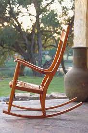 Add comfortable reclining outdoor chair. Mahogany Rocking Chair Comfortable Handmade Heirloom