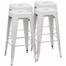 Make the stools easily to be picked up or moved. Davisson 30 Bar Stool White Bar Stools Bar Stools Metal Bar Stools