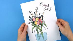 Osterkarten Basteln Youtube