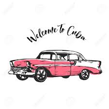 Add curved lines around the wheels and along the bottom of the car to form the running board and fenders. Retro Car Drawing Photo Isaac Cuenca Auto