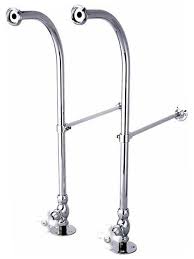 Chelsea 67 soaking free standing bathtub with center drain. Freestanding Clawfoot Tub Supplies
