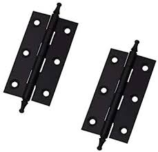 We were doing a kitchen makeover so we repainted our kitchen and wanted to use the new style concealed hinges. Solid Brass Folding Butt Hinges Mcredy 2pcs 3 Inch Door Hinges Antique Style With Ball Finials Black Amazon Com