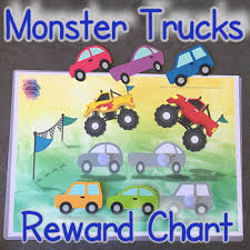 monster truck reward chart