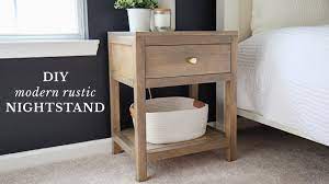 Check out our rustic nightstand selection for the very best in unique or custom, handmade pieces from our vanities & nightstands shops. Modern Rustic Diy Nightstand With Drawer Diy End Table Youtube