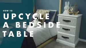 It's not overly easy but it's not too complicated either. How To Upcycle A Bedside Table With Wallpaper Youtube