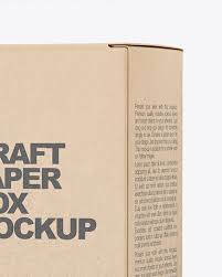 Download Matte Dropper Bottle With Kraft Paper Box Mockup In Box Mockups On Yellow Images Object Mockups