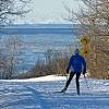The tony knowles coastal trail follows the shore of cook inlet from downtown anchorage to kincaid park. 1