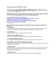Panduan Tugasan Geografi Pt3 2016