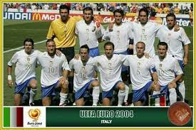 Italy Team Group For Euro 2004
