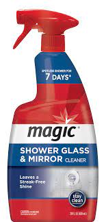These glass cleaners use unique formulas to remove grime and scum stains. Magic Shower Glass Mirror Cleaner 28 Ounce Walmart Com Walmart Com