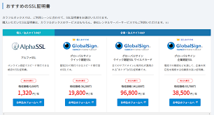 SSL証明書の購入方法 – ColorfulBox（カラフルボックス） サポートサイト