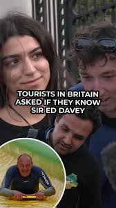 Patrick Christys speaks to tourists outside Buckingham Palace to ask if  they know who Sir Ed Davey is., It comes after the Lib Dem leader this week  said he would boycott a state dinner with US ...