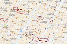 Times Square Nyc Map Hotel Area Map With Major Attractions & Subway Stations - Picture Of  Sheraton New York Times Square Hotel, New York City - Tripadvisor
