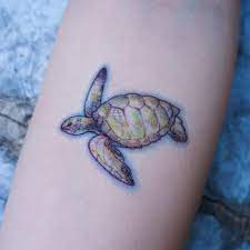 Sea Turtle Watercolor Tattoo Sticker Animal Tattoo Ocean Creature Tattoo Artistic Temporary Tattoo Long Lasting Tattoo Spiritual Tattoo Fun In 2021 Turtle Watercolor Tattoo Sea Turtle Tattoo Turtle Tattoo
