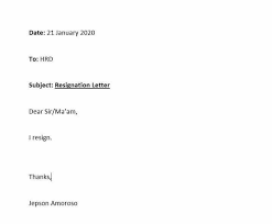 What is a resignation letter a resignation letter is a formal statement advising an employer that you are leaving your job. Teoh Jun Ann Simple Jer Contoh Surat Resign Facebook