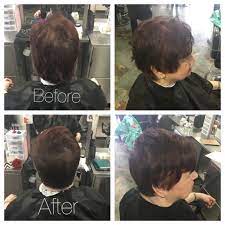 4 26 17 45 To 90 Degree Haircut With Texturizing Styled With Wella Eime Perfect Me Sebastian Shaper Plus 90 Degree Haircut Degree Haircut Womens Haircuts