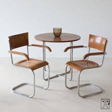 Round Tubular Steel Table In Bauhaus Design 1930s Image 1 Bauhaus Design Furniture Bauhaus Design Bauhaus Furniture