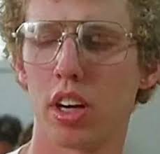 I could never tell if Donald had a moustache or those were his lips.