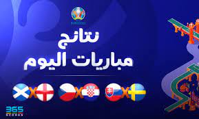 السبت، 12 يونيو 2021 10:00 ص. Ù†ØªØ§Ø¦Ø¬ Ù…Ø¨Ø§Ø±ÙŠØ§Øª ÙŠÙˆØ±Ùˆ 2020 Ø§Ù„ÙŠÙˆÙ… Ø§Ù„Ø¬Ù…Ø¹Ø© 18 ÙŠÙˆÙ†ÙŠÙˆ 365scores