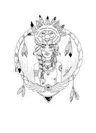 Maybe you would like to learn more about one of these? Wolf Dream Catcher Coloring Page Novocom Top