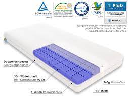 Was bedeutet raumgewicht und welche raumgewichte gibt es? 7 Zonen Rg 50 Echte Kaltschaummatratze Ca 19cm Hohe Matratze Gunstig Schnell Ebay