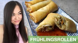 Rezept Fruhlingsrollen Selber Machen Asiatische Vorspeise Youtube Asiatische Vorspeisen Fruhlingsrollen Selber Machen Rezepte