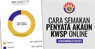 Bagi anda yang telah mendapat kod pengaktifan (user id & password) setelah anda berjaya login, paparan penyata kwsp anda akan tertera, di mana baki dalam akaun 1 dan akaun 2 tertera di skrin. Www Kwsp Gov My Semak Penyata 2018 Online Cara Semak Penyata Kwsp Secara Online 24 Jam Sehari Bagi Yang Belum Membuatnya Disarankan Mengaktifkan Akaun Kwsp Online Ini Kerana Ia Akan Memudahkan Anda