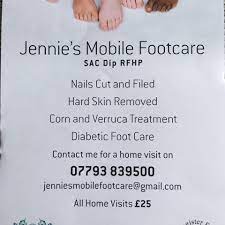 Diabetic patients can be susceptible to infections that. Jennies Mobile Foot Care Peterborough Home Facebook