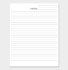 Lined paper for kids free printable in high quality image resolution. Lined Paper Template 38 Free Lined Papers In Word Pdf
