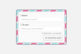 On the clean white background, the texts are clearly visible for the users. Simple Contact Form Codepen Bypeople