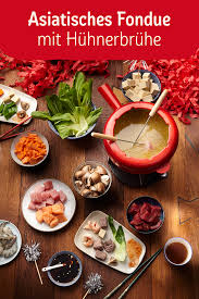 Asiatisches Fondue Mit Selbstgemachter Huhnerbruhe Rezept Gesunde Snacks Fondue Lebensmittel Essen